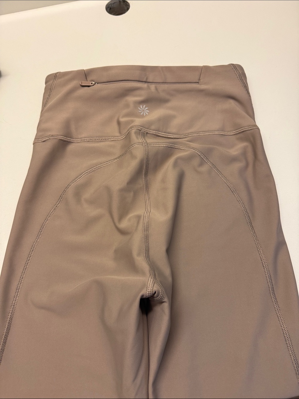 Athleta Pacesetter Leggings - Taupe View 4